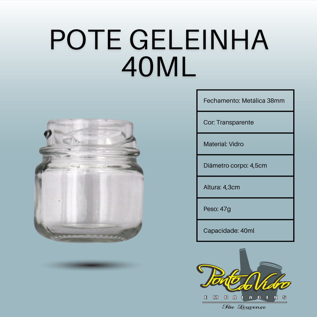 Pote Geleinha 40 ml